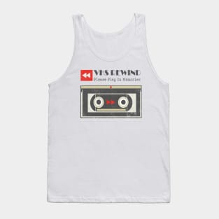 VHS Rewind - Press Play On Memories Y2K Tank Top